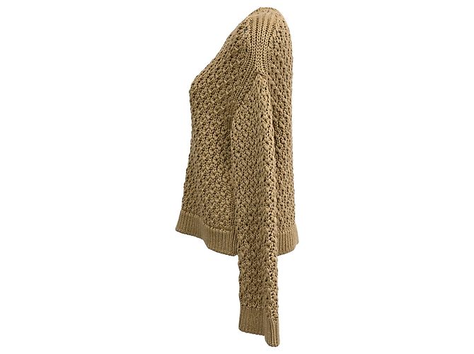 Loro Piana Strickpullover aus braunem Seidenmaterial Rot - Ansicht 2