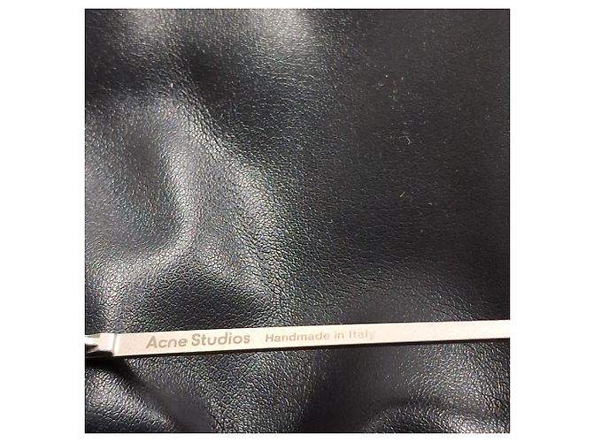 Gafas de sol sin montura Acne Studios en metal turquesa - vista 7