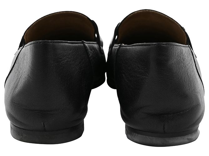 Ballerine Hermès in Pelle Nera Nero - vista 3