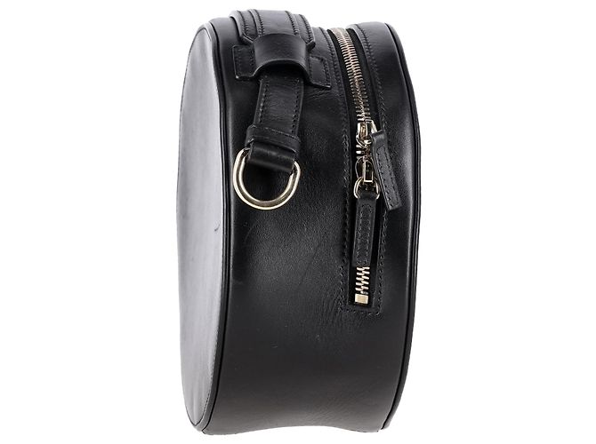 Borsa Drum Piccola Jil Sander in Pelle Nera Nero - vista 2