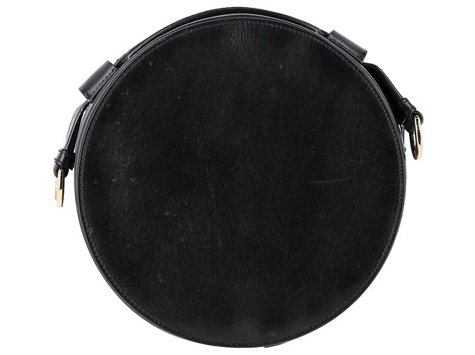 Borsa Drum Piccola Jil Sander in Pelle Nera Nero - vista 3