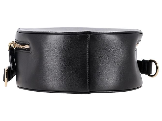 Borsa Drum Piccola Jil Sander in Pelle Nera Nero - vista 4