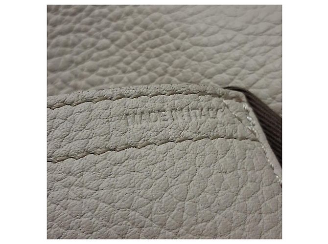 Bolsa Chloé Marcie em couro de bezerro marfim - vista 9