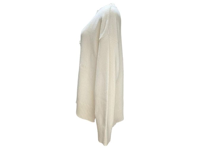 Autre Marque Ganni Wollpullover Roh - Ansicht 2