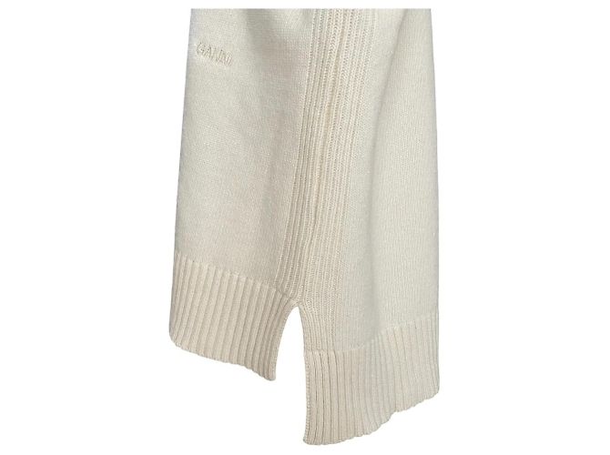 Autre Marque Ganni Wollpullover Roh - Ansicht 3