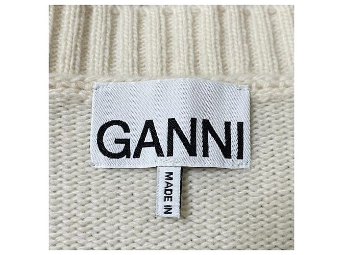 Autre Marque Ganni Wollpullover Roh - Ansicht 6
