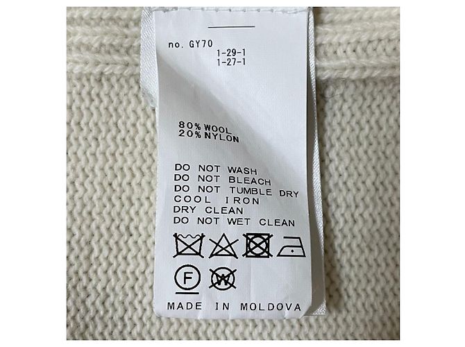 Autre Marque Ganni Wollpullover Roh - Ansicht 7