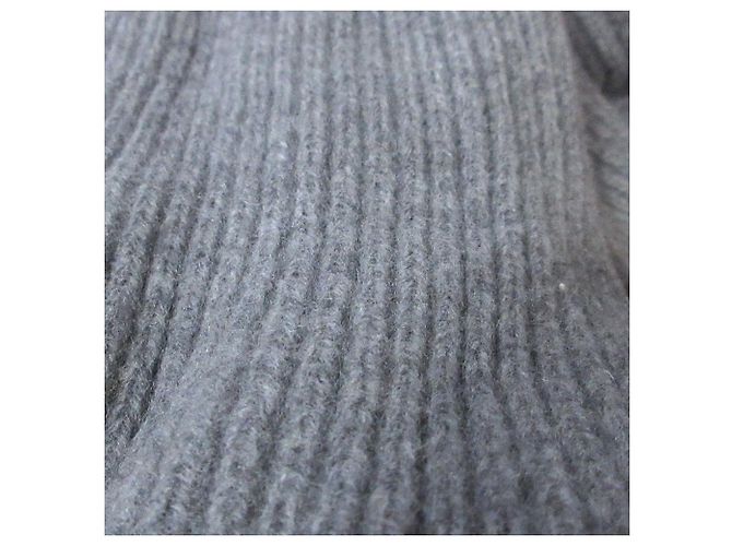 Autre Marque Rippstrick-Turtleneck-Pullover 9G Drawer Braun - Ansicht 11