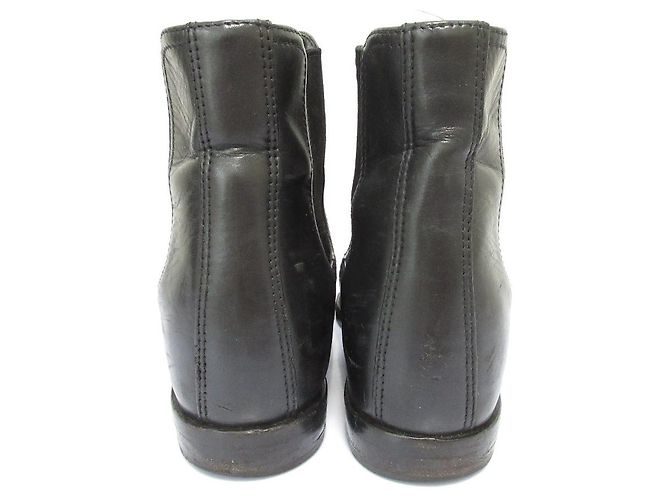 Prada Leder Chelsea Boots Schwarz - Ansicht 4