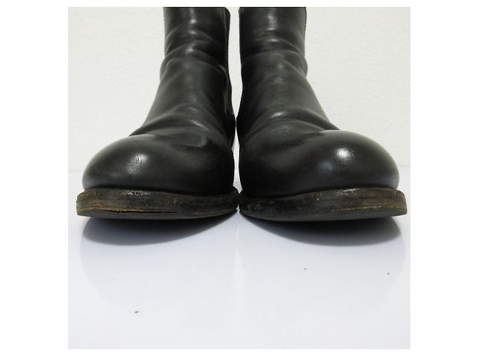 Prada Leder Chelsea Boots Schwarz - Ansicht 8