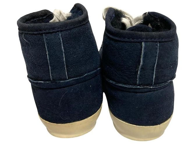 Autre Marque Sneakers alte in shearling Philippe Model Blu Blu navy - vista 5