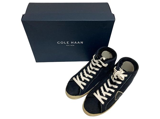 Autre Marque Sneakers alte in shearling Philippe Model Blu Blu navy - vista 9