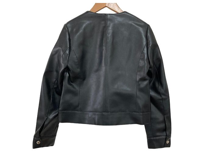 Autre Marque Blusón con cremallera sin cuello ESTNATION Negro - vista 3