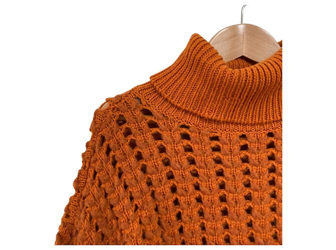 Autre Marque EPOCA Alpaka-Mix Strickpullover Orange - Ansicht 2