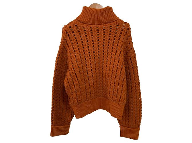 Autre Marque EPOCA Alpaka-Mix Strickpullover Orange - Ansicht 3