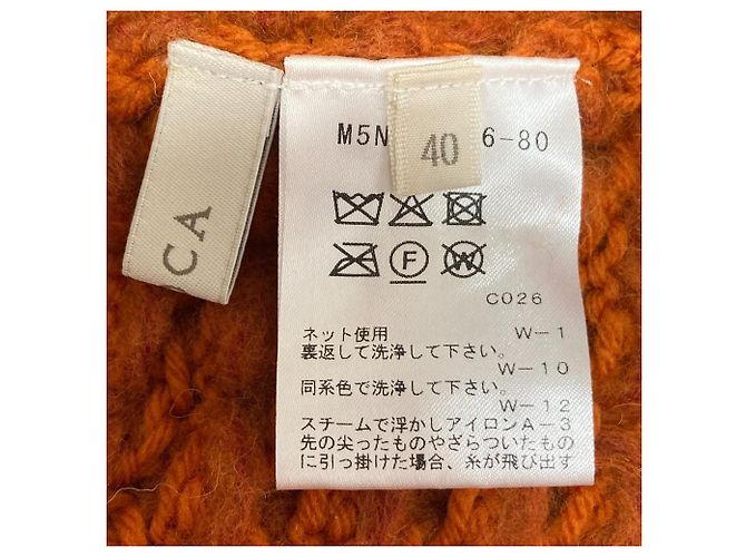 Autre Marque EPOCA Alpaka-Mix Strickpullover Orange - Ansicht 4