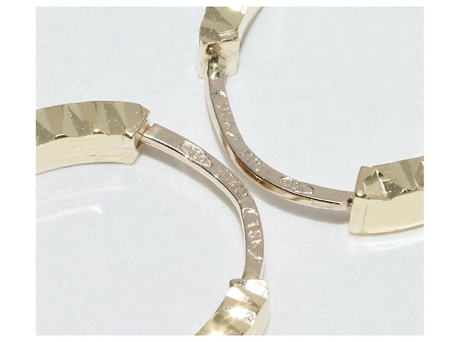 Autre Marque Au750 Ohrringe Golden - Ansicht 4