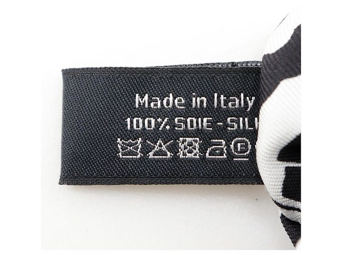 Timeless Chanel Coco Mark Seidenscrunchie Schwarz - Ansicht 5