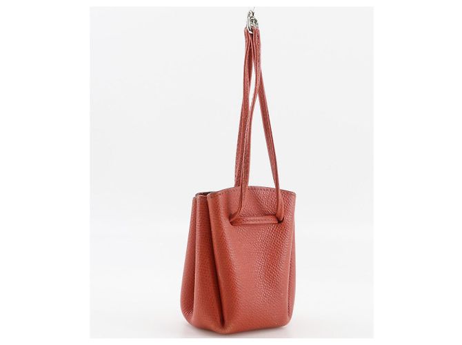 Bolsito de cuero Vespa Hermès Naranja - vista 3