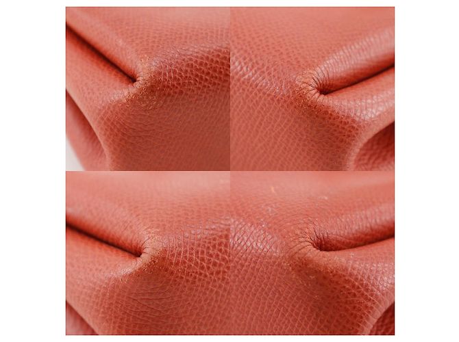 Bolsito de cuero Vespa Hermès Naranja - vista 4