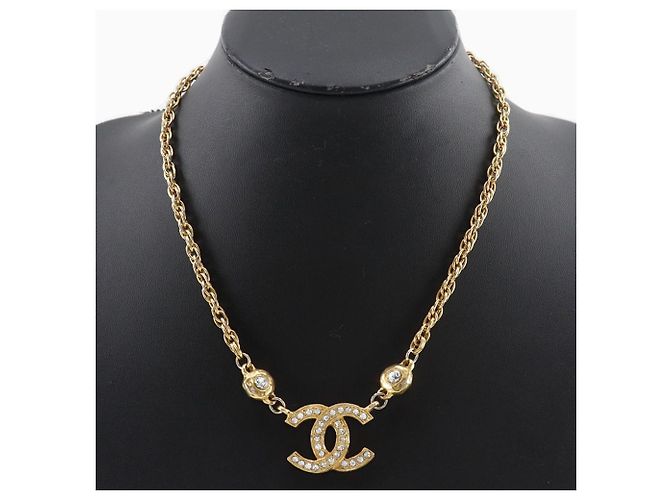 Timeless Collar Coco Mark de Chanel Dorado - vista 2
