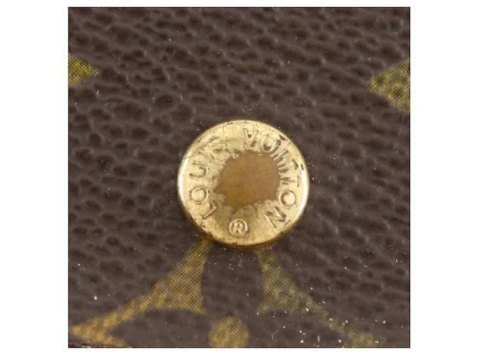 Monedero Gousset Monogram Louis Vuitton Castaño - vista 10