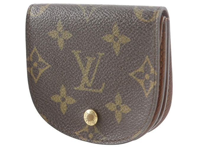 Monedero Gousset Monogram Louis Vuitton Castaño - vista 2