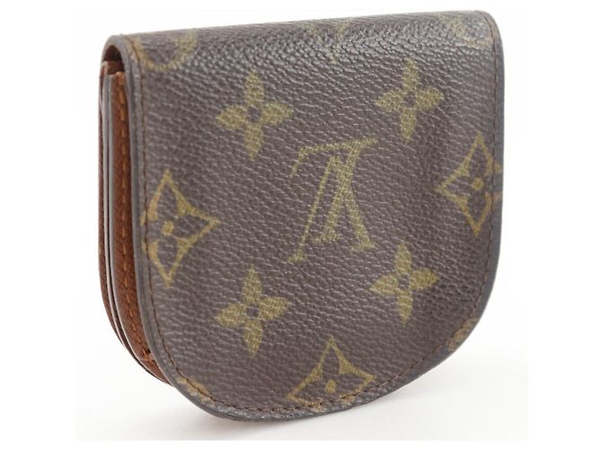 Monedero Gousset Monogram Louis Vuitton Castaño - vista 3