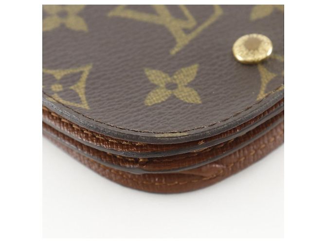 Monedero Gousset Monogram Louis Vuitton Castaño - vista 4