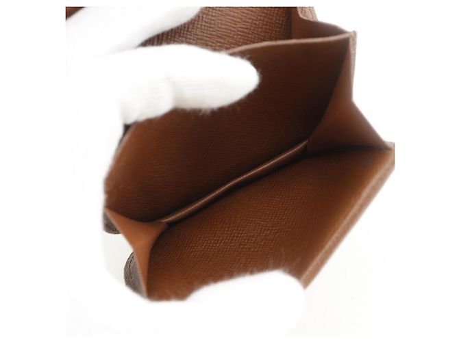 Monedero Gousset Monogram Louis Vuitton Castaño - vista 7