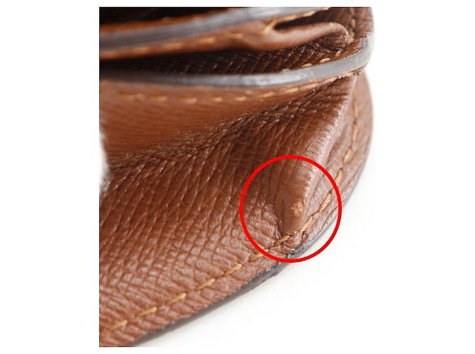 Monedero Gousset Monogram Louis Vuitton Castaño - vista 9