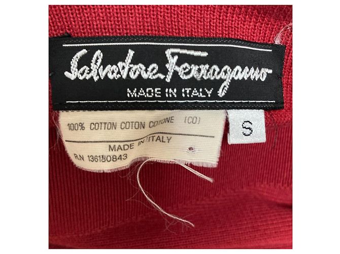 Conjunto de Top 2way de Punto Salvatore Ferragamo Roja - vista 10
