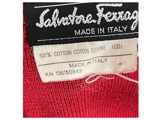 Conjunto de Top 2way de Punto Salvatore Ferragamo Roja - vista 11
