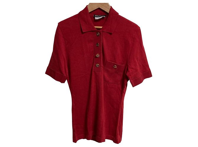 Conjunto de Top 2way de Punto Salvatore Ferragamo Roja - vista 5