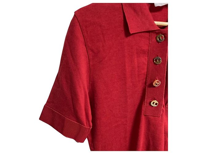 Conjunto de Top 2way de Punto Salvatore Ferragamo Roja - vista 7