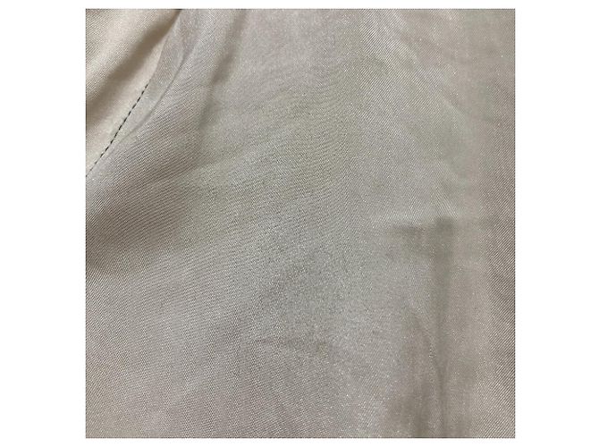 Autre Marque Camicia in satin Fetico Gatherer Beige - vista 10