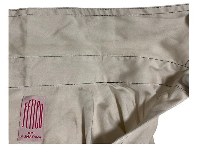 Autre Marque Camicia in satin Fetico Gatherer Beige - vista 6