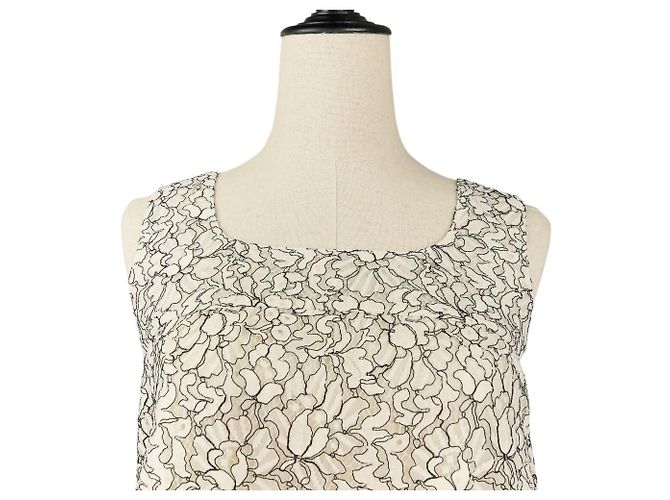 Timeless Chanel Camellia Spitzen-Set Weiß - Ansicht 8