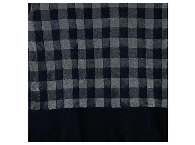 Autre Marque Drawer Karo-Stricktop Schwarz - Ansicht 2