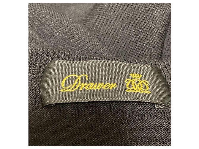 Autre Marque Drawer Karo-Stricktop Schwarz - Ansicht 4