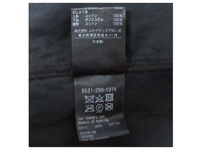 Autre Marque Flock-Jacquard-Spitzenbluse Drawer Schwarz - Ansicht 8