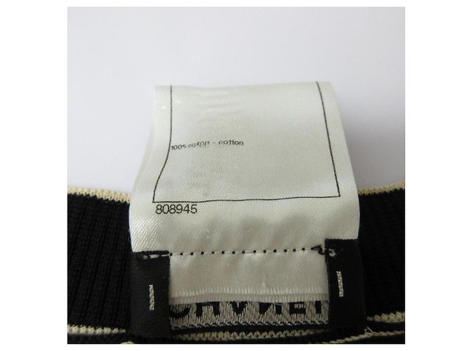 Timeless Chanel Coco Mark Piqué Kleid Schwarz - Ansicht 7