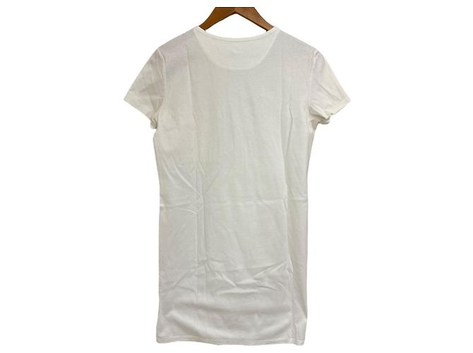Vestido de algodón bordado Hermès Blanco - vista 2