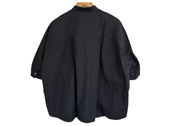 Autre Marque Camisa Ancha de Algodón Galerie Vie Negro - vista 2