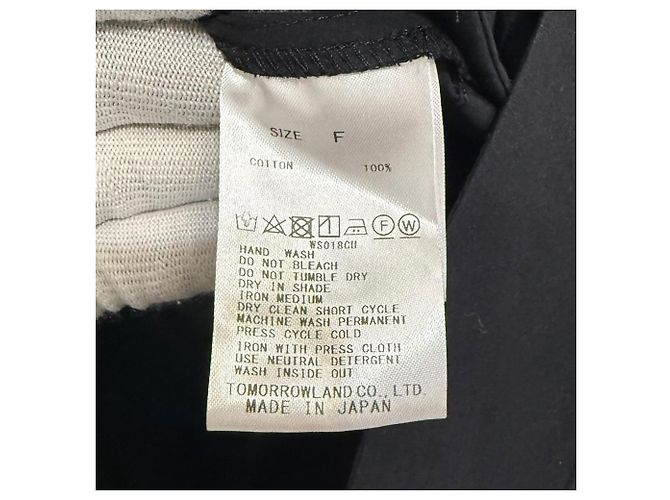 Autre Marque Camisa Ancha de Algodón Galerie Vie Negro - vista 6