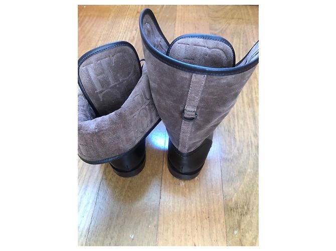 Botas western Carolina Herrera Beige - vista 4