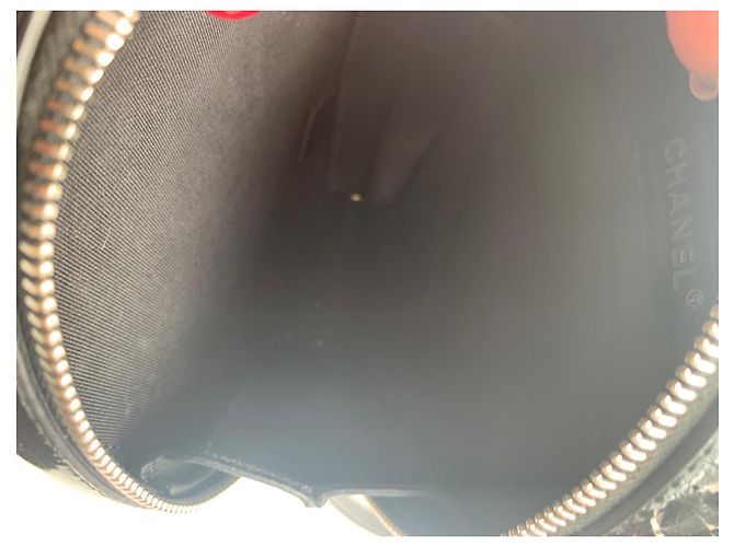 Clutch Chanel in pelliccia nera Nero - vista 4