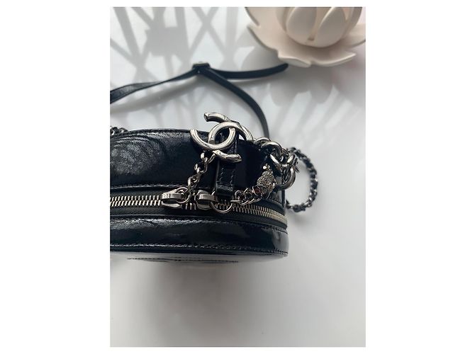 Clutch Chanel in pelliccia nera Nero - vista 5