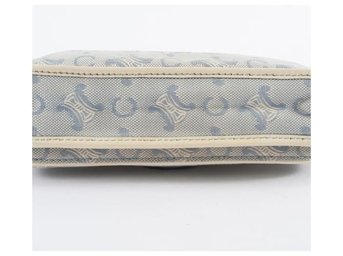 Céline Borsa a Spalla Celine C Macadam Bianco Blu - vista 15