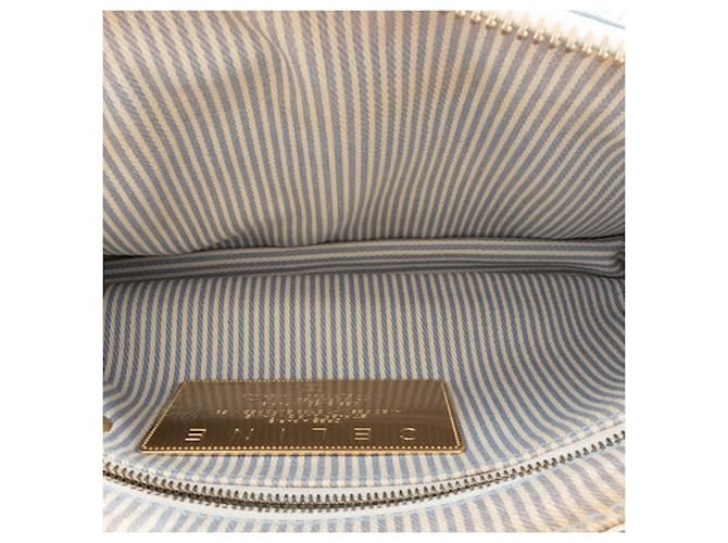 Céline Borsa a Spalla Celine C Macadam Bianco Blu - vista 9